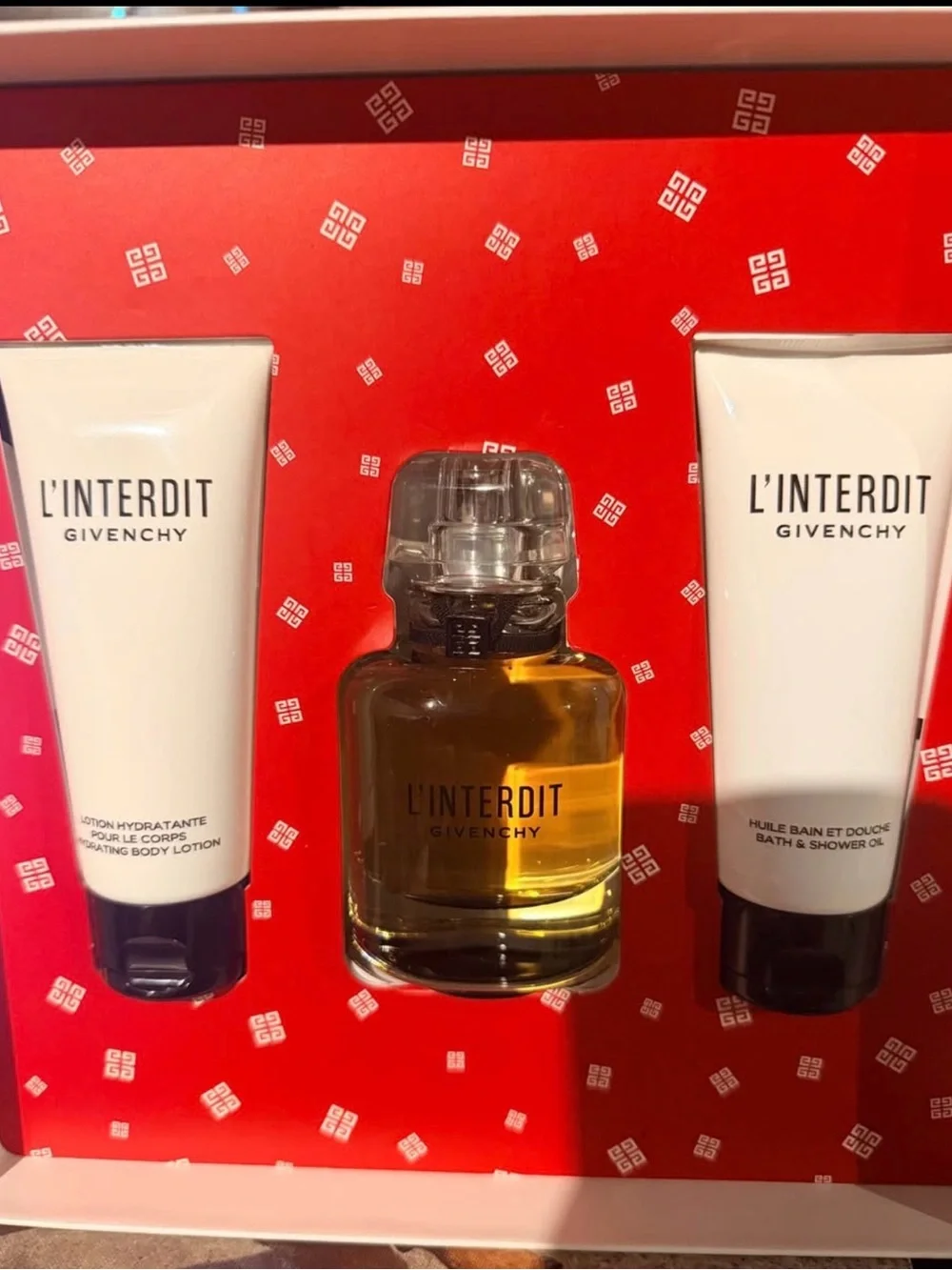 Givenchy L'Interdit Gift Set — White & Amber Accents